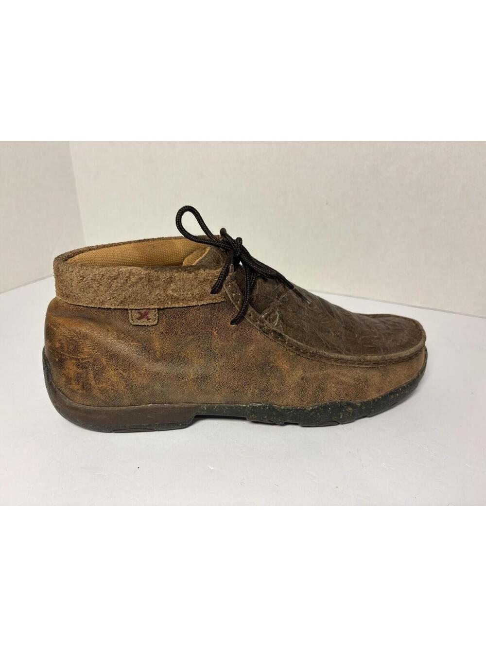 Men's Twisted X Chocolate Chukka Driving Moc With Size 11M